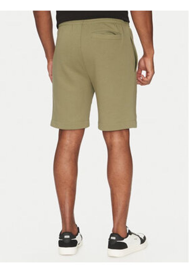 Lacoste Szorty sportowe GH9627 Khaki Regular Fit. Kolor: brązowy. Materiał: bawełna. Styl: sportowy