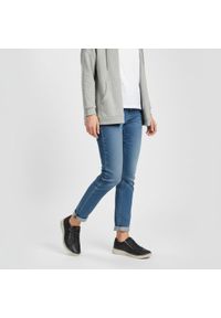 Półbuty damskie Rieker, cholewka ze skóry naturalnej o ziarnistej fakturze z sznurowaniem i bocznym zamkiem, niebieskie, 50965-14. Okazja: na co dzień. Zapięcie: zamek. Kolor: niebieski. Materiał: skóra. Szerokość cholewki: normalna. Wzór: aplikacja. Styl: casual, klasyczny #7