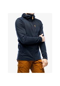Fjällräven - Bluza z kapturem męska Fjallraven Keb Fleece Hoodie. Typ kołnierza: kaptur. Kolor: niebieski #1