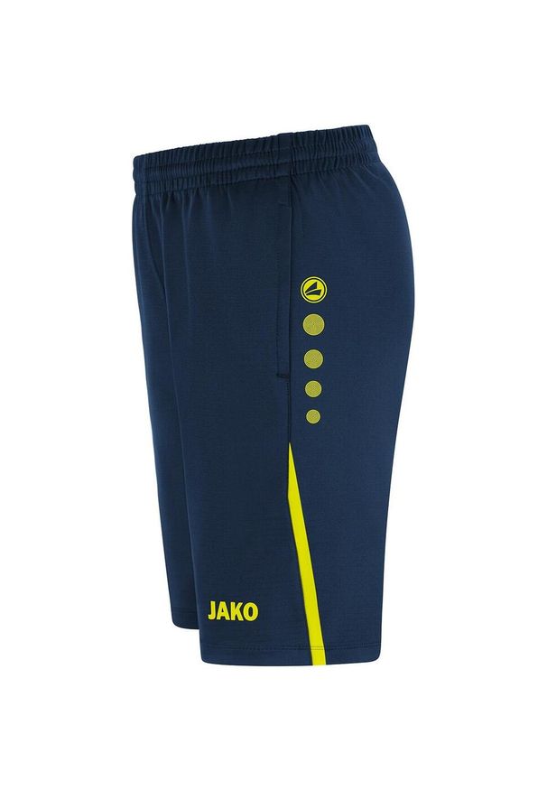 Szorty Jako Challenge. Kolor: wielokolorowy, niebieski, żółty. Sport: piłka nożna, fitness