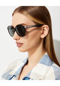 Balenciaga - BALENCIAGA - Okrągłe okulary przeciwsłoneczne. Kształt: okrągłe. Kolor: czarny #4