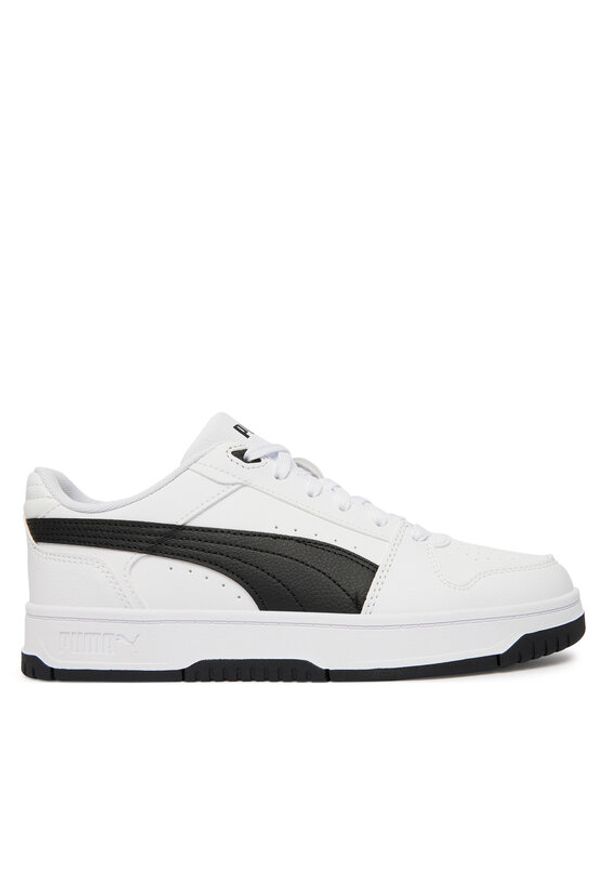 Puma Sneakersy Rebound Slam Lo Jr 408292 02 Biały. Kolor: biały. Materiał: skóra