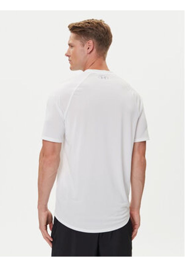 Under Armour T-Shirt UA Tech 2.0 1326413 Biały Regular Fit. Kolor: biały. Materiał: syntetyk