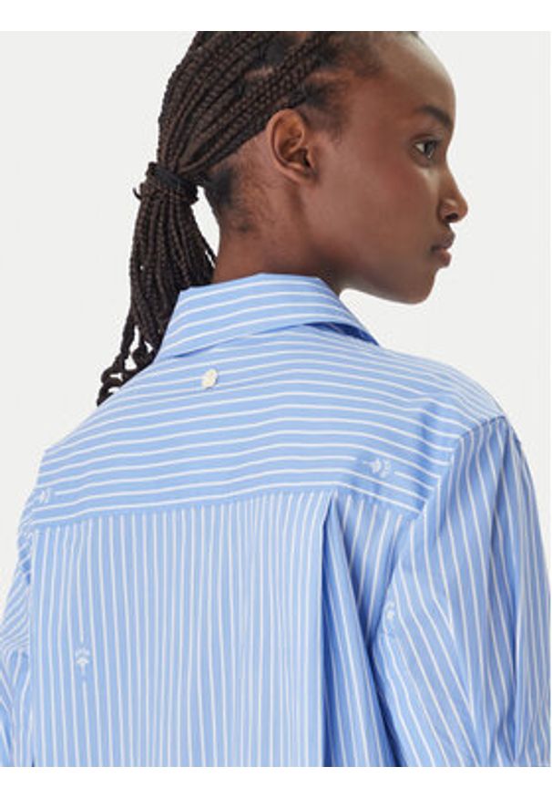 JOOP! Sukienka koszulowa Daliya 30101593 Niebieski Regular Fit. Kolor: niebieski. Materiał: bawełna. Typ sukienki: koszulowe