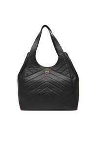 Pinko - PINKO Torebka Tote Bag PE 25 PLTT 104536 A2AO Czarny. Kolor: czarny. Materiał: skórzane #4