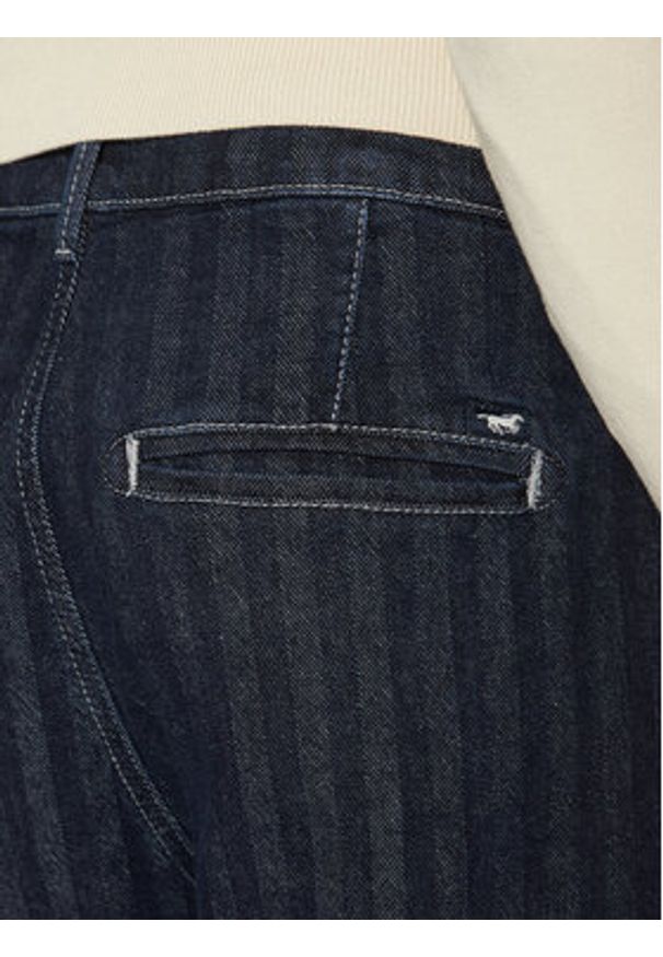 Mustang Jeansy Toledo 1015528 Granatowy Loose Fit. Kolor: niebieski