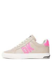 DKNY Sneakersy Abeni K1486950 Beżowy. Kolor: beżowy. Materiał: skóra #2