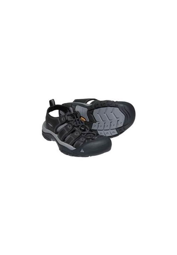 keen - Buty do chodzenia męskie Keen Sandały Męskie Newport Blacksteel Grey. Kolor: czarny. Materiał: materiał, syntetyk, skóra. Sport: turystyka piesza