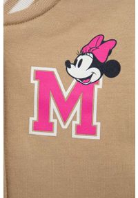 GAP bluza dziecięca kolor beżowy z nadrukiem. Okazja: na co dzień. Kolor: beżowy. Materiał: dzianina. Wzór: nadruk. Styl: casual #2