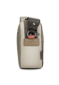 Torebka damska Anekke, mała z regulowanym paskiem na ramię i zapięciem na suwak, beżowa, 42703-447. Kolor: szary. Wzór: aplikacja. Materiał: zdobione. Styl: casual. Rodzaj torebki: na ramię #4