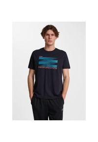 Koszulka Hummel Pulse Graphic. Kolor: czarny. Sport: fitness