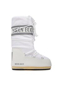 Moon Boot Śniegowce Nylon 14004400006 Biały. Kolor: biały. Materiał: skóra