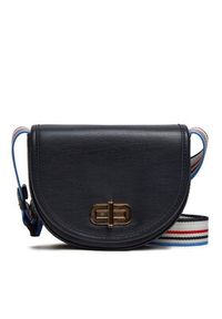 TOMMY HILFIGER - Tommy Hilfiger Torebka AW0AW16193 Granatowy. Kolor: niebieski. Materiał: skórzane