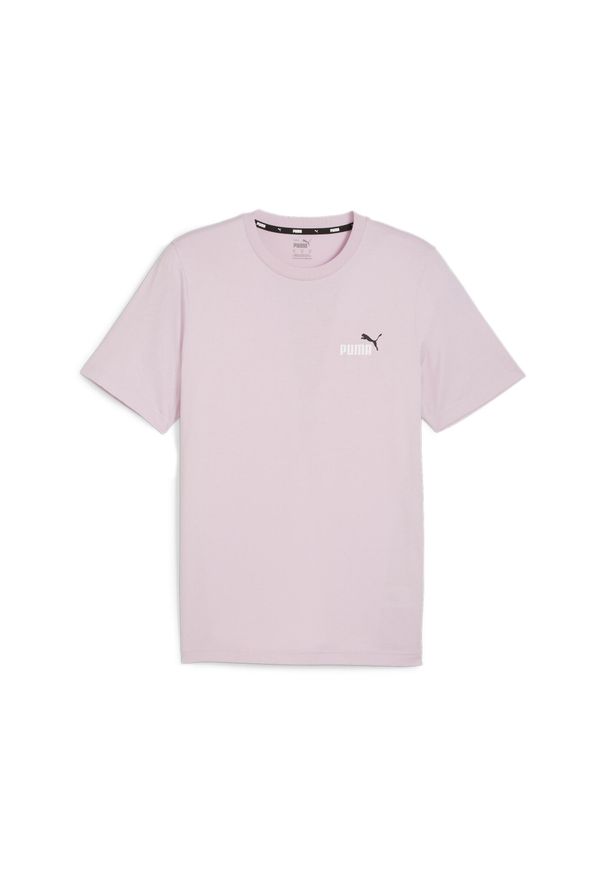 Koszulka Sportowa Męska Puma Ess+ 2 Col Small Logo. Kolor: fioletowy
