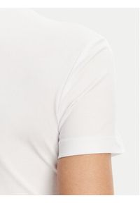 Versace Jeans Couture T-Shirt 78HAHC05 Biały Slim Fit. Kolor: biały. Materiał: bawełna #5