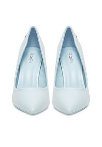 DeeZee Szpilki AB2-4503 Niebieski. Kolor: niebieski. Materiał: skóra. Obcas: na szpilce #7