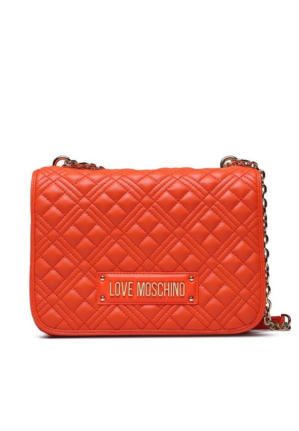 Love Moschino - Torebka LOVE MOSCHINO. Kolor: pomarańczowy