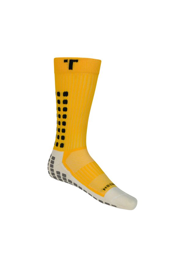 TRUSOX - Skarpety piłkarskie TRUsox Mid-Calf Cushion. Kolor: żółty. Sport: piłka nożna