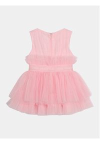 Karl Lagerfeld Kids Sukienka codzienna Z30172 M Różowy Regular Fit. Okazja: na co dzień. Kolor: różowy. Materiał: syntetyk. Typ sukienki: proste. Styl: casual