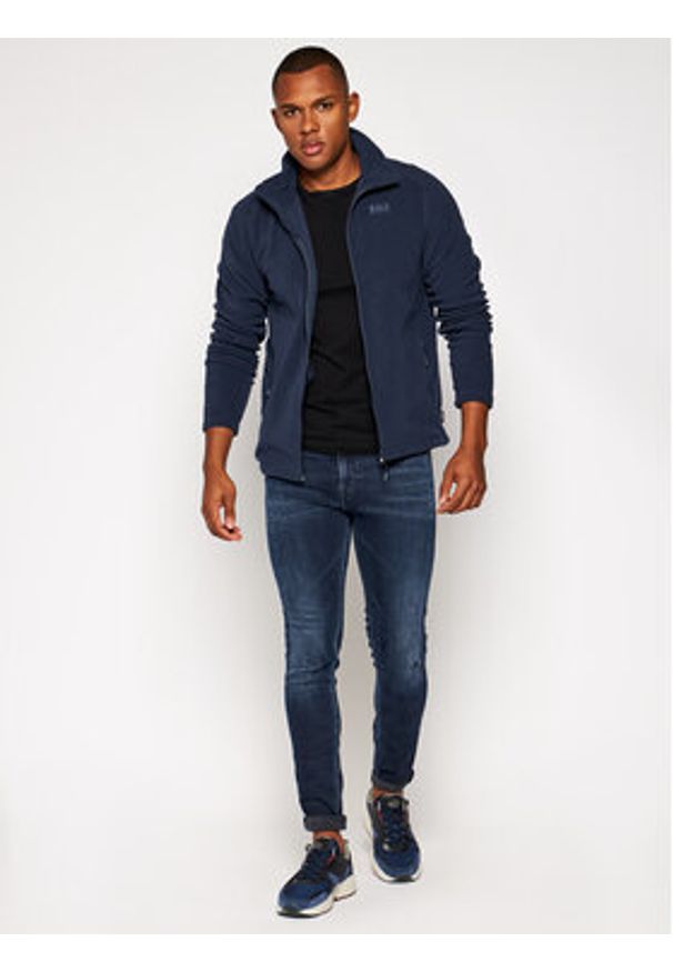 Helly Hansen Polar Daybreaker 51598 Granatowy Regular Fit. Kolor: niebieski. Materiał: polar, syntetyk