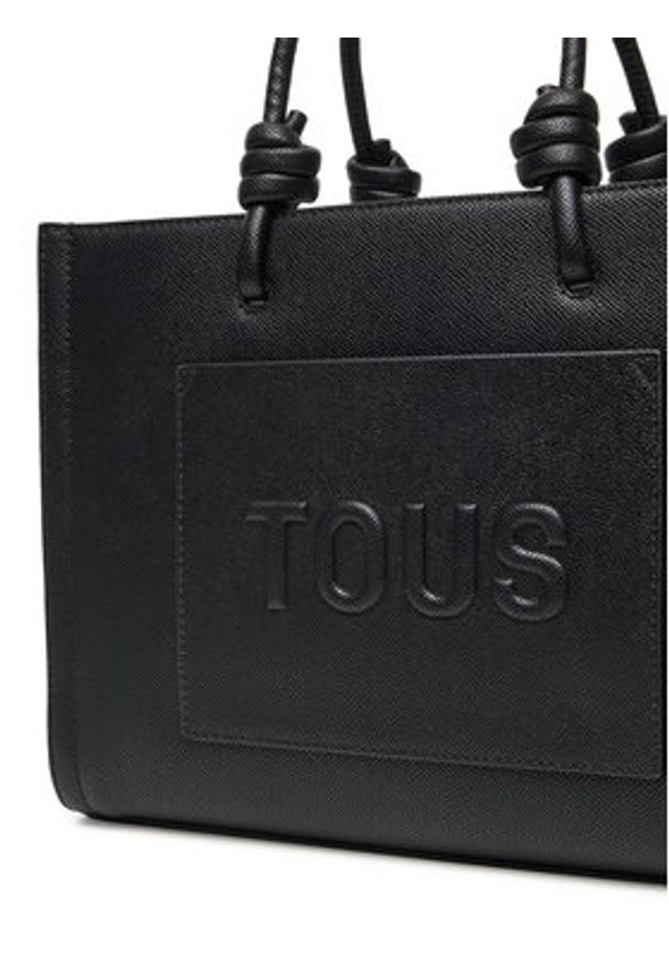 Tous - TOUS Torebka La Rue New 2002025651 Czarny. Kolor: czarny. Materiał: skórzane