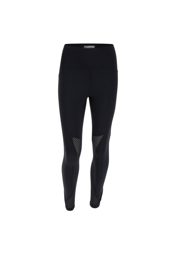 FREDDY - Legginsy 7/8 z nadrukiem z nylonu dla kobiet Freddy Evolution Superfit. Kolor: czarny. Materiał: nylon. Wzór: nadruk. Sport: fitness, joga i pilates