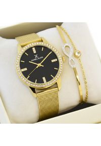 Zestaw damski zegarek Daniel Klein CORINA 13696-3 złoty czt + bransoletka. Kolor: złoty #1