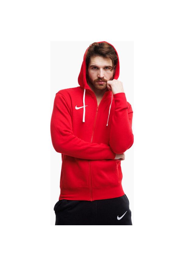 Bluza sportowa męska Nike Park 20 Hoodie. Kolor: czerwony. Styl: sportowy