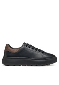 Geox Sneakersy D Spherica Ec4.1 D45TCD 08504 C9229 Czarny. Kolor: czarny. Materiał: skóra