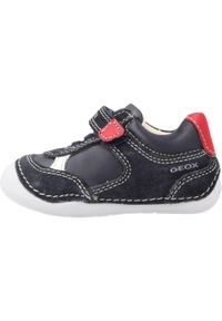 Geox - Buty GEOX B TUTIM B.A Czarny. Kolor: czarny. Materiał: skóra. Sport: turystyka piesza