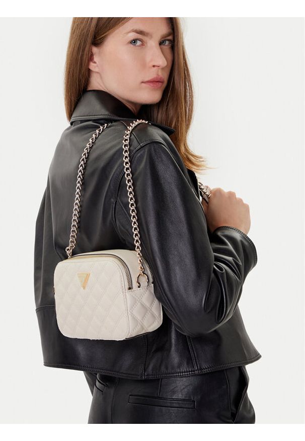 Guess Torebka Giully II HWQG96 73140 Biały. Kolor: biały. Materiał: skórzane