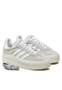 Adidas - adidas Sneakersy Gazelle Bold HQ6893 Szary. Kolor: szary. Materiał: zamsz, skóra. Model: Adidas Gazelle #3