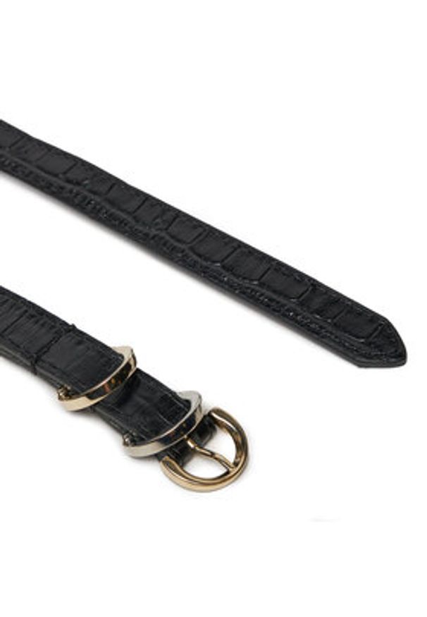 Pinko Pasek na talię Jackson Belt H1 5 20241 PLT01 103444 A1UG Czarny. Kolor: czarny. Materiał: skóra