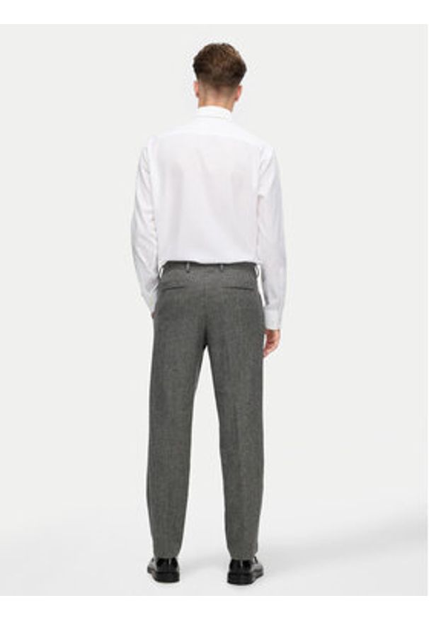 Selected Homme Spodnie materiałowe 16094333 Szary Slim Fit. Kolor: szary. Materiał: wełna, syntetyk
