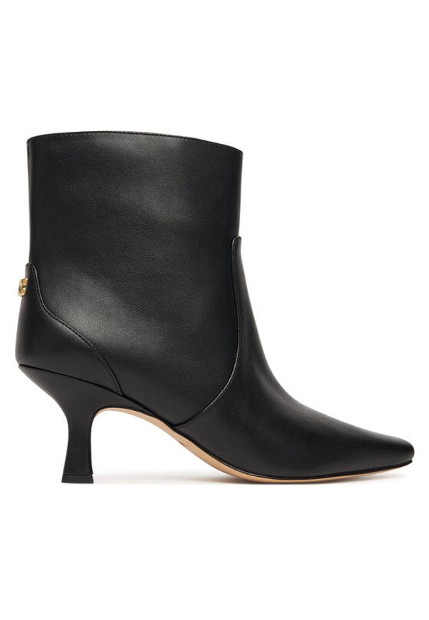 Coach Botki Sculpted C CBP25 Czarny. Kolor: czarny. Materiał: skóra