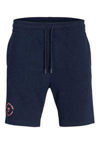 Jack & Jones - Jack&Jones Szorty sportowe Gordon 12268446 Granatowy Regular Fit. Kolor: niebieski. Materiał: bawełna. Styl: sportowy #7