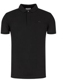 Lacoste Polo PH5522 Czarny Regular Fit. Typ kołnierza: polo. Kolor: czarny. Materiał: bawełna