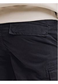 Jack & Jones Szorty materiałowe Cole Frank 12291369 Czarny Regular Fit. Kolor: czarny. Materiał: bawełna #6