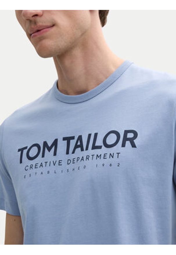 Tom Tailor T-Shirt 1045940 Niebieski Regular Fit. Kolor: niebieski. Materiał: bawełna