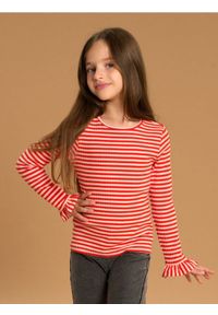 Sinsay - Bawełniana bluzka w paski - wielobarwny. Materiał: bawełna. Wzór: paski #1