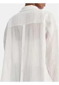 Seafolly Koszula Classic 54027-TO Biały Regular Fit. Kolor: biały. Materiał: bawełna #3