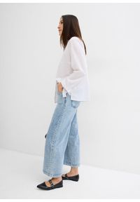 bonprix - Bluzka. Typ kołnierza: kołnierzyk klasyczny. Kolor: biały. Materiał: bawełna #2