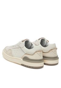 Clarks Sneakersy Courtlite2 Lo 26181290 Écru. Materiał: skóra, zamsz #3