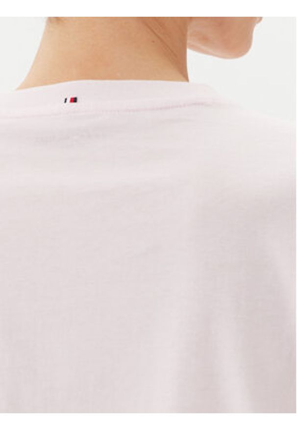 TOMMY HILFIGER - Tommy Hilfiger Piżama UW0UW05912 Różowy Regular Fit. Kolor: różowy. Materiał: bawełna