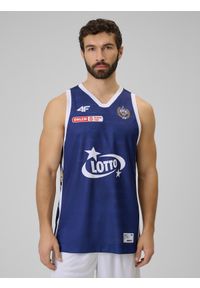 4f - 4F Koszulka meczowa replika wyjazdowa z sezonu 2025/26 męska 4F x Arka Gdynia - granatowa L. Kolor: niebieski. Materiał: materiał. Wzór: nadruk. Sport: fitness #1