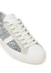 D.A.T.E. Sneakersy Hill Low W421-HL-GL Srebrny. Kolor: srebrny. Materiał: skóra #5