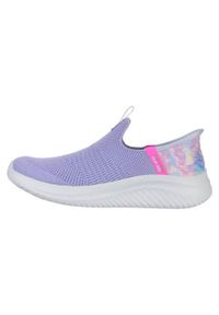 skechers - Buty do chodzenia dla dzieci Skechers Ultra Flex 3.0 Col Slip-ins. Zapięcie: bez zapięcia. Kolor: wielokolorowy. Materiał: materiał, syntetyk, tkanina. Szerokość cholewki: normalna. Sport: turystyka piesza