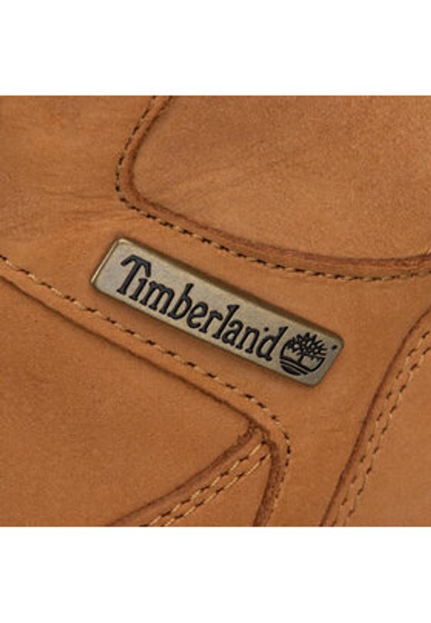 Timberland Sneakersy Davis Square Mid Hiker TB0A1UZV7541 Brązowy. Kolor: brązowy. Materiał: nubuk, skóra