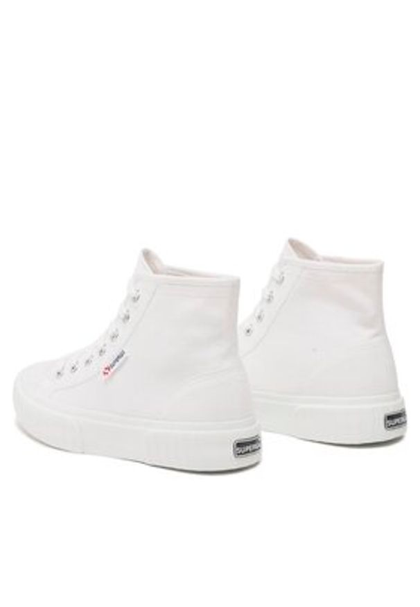 Superga Trampki 2696 Stripe S112I9W Biały. Kolor: biały. Materiał: materiał
