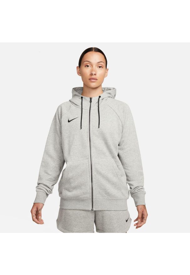 Bluza sportowa damska Nike Wmns Park 20 Hoodie. Typ kołnierza: kaptur. Kolor: czarny, szary. Materiał: bawełna, poliester